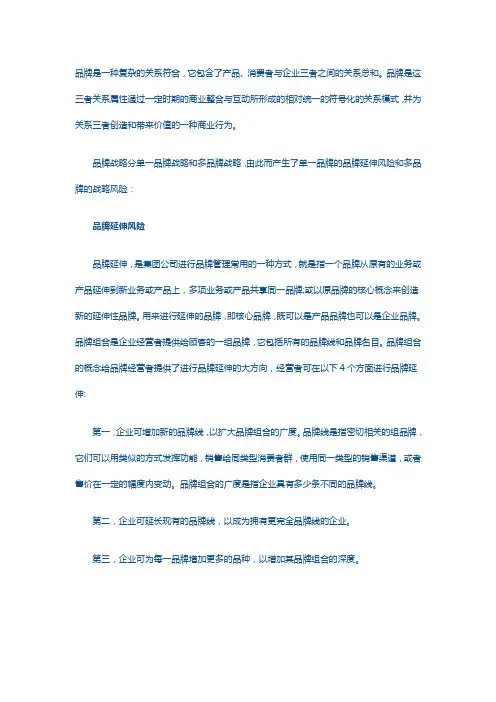 1-风险管理——品牌风险管理体系