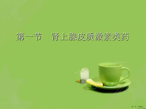 肾上腺皮质激素类药物.