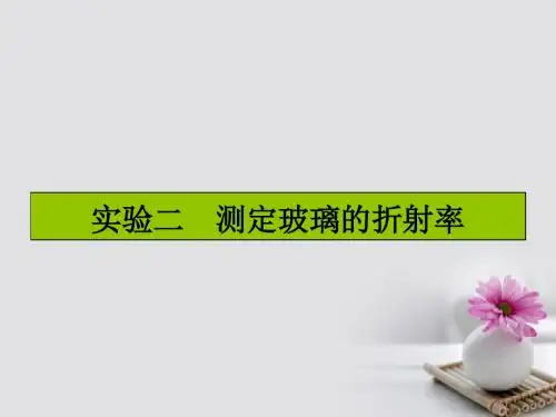 2017届高三物理一轮复习第十三章光学实验二测定玻璃的折射率课件