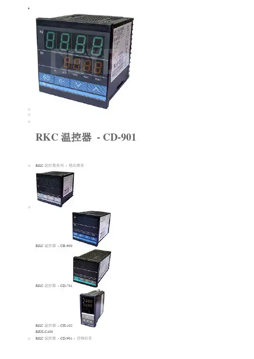 RKC温控器CD901中文说明书