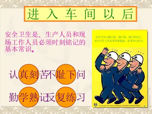 车间环境安全常识ppt课件