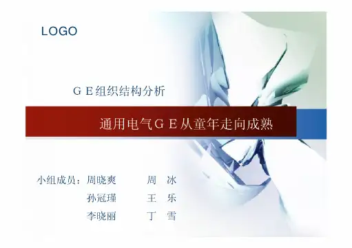 GE组织结构分析通用电气GE从童年走向成熟
