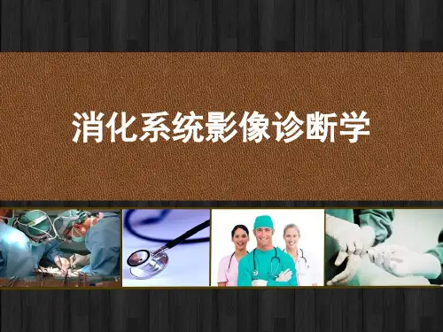 《消化系统影像诊断学》讲座课件 PPT