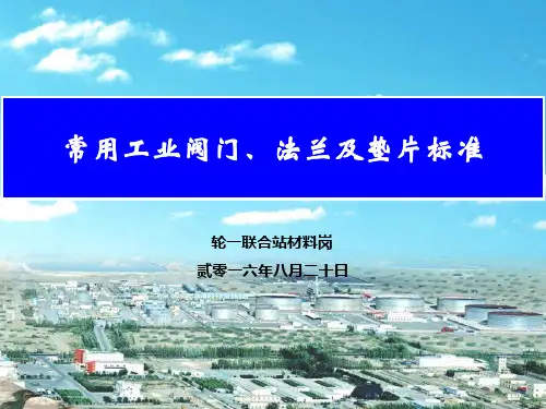 常用工业阀门、法兰及垫片标准