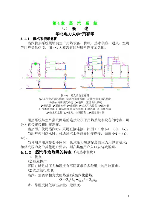 暖通空调-第4章-蒸汽系统