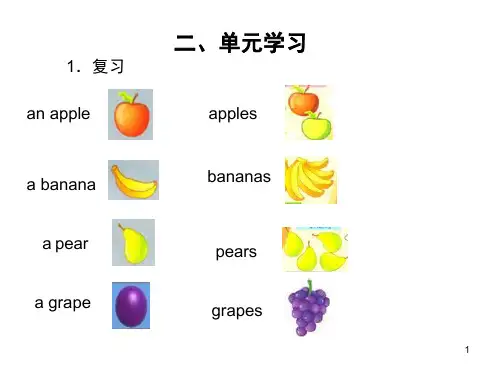 剑桥少儿英语一级上册Unit4(上)PPT课件