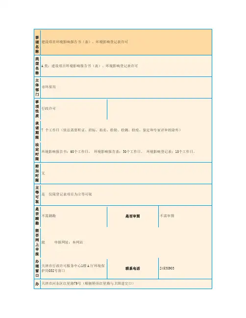 建设工程施工许可证中环评审批