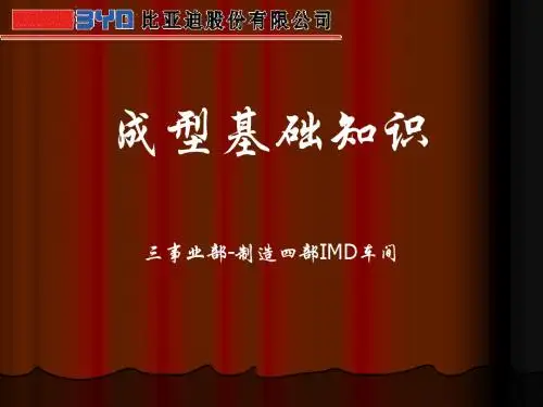 成型基础知识