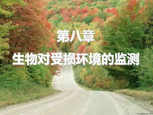 第八章 生物对受损环境的监测 西北大学环境生物学课件