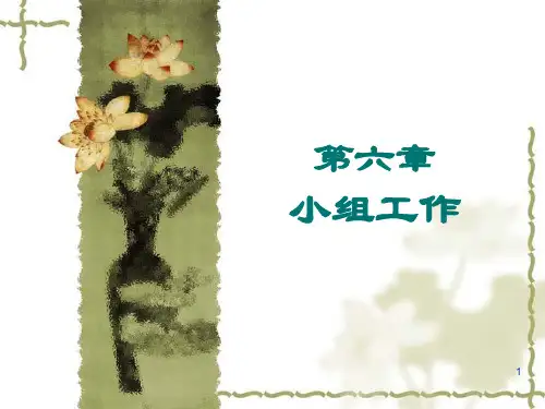 第六章小组工作(精)