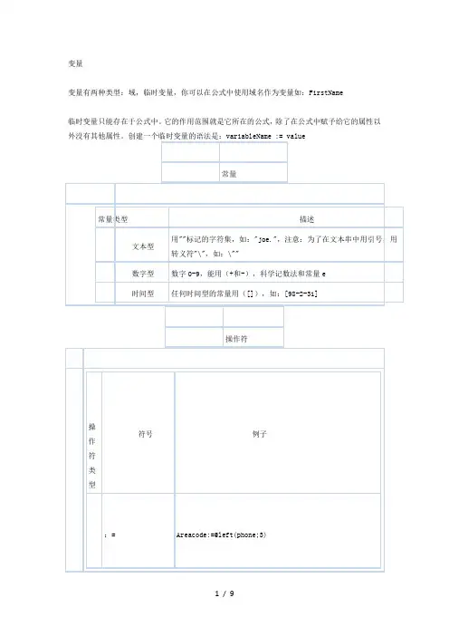 最全面的LOTUS公式学习手册
