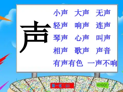 31回声PPT课件