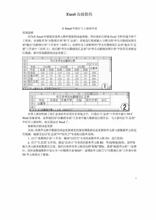 Excel教程珍藏版转