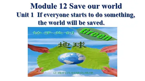 外研英语九年级上册Module12Unit1(共18张PPT)