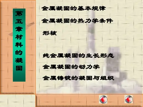 第四章纯金属的凝固
