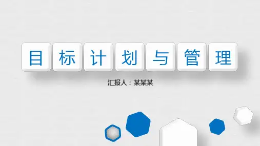 售后目标管理看板ppt