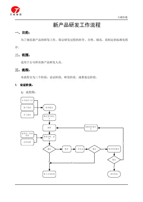 (完整word版)新产品开发流程1.0