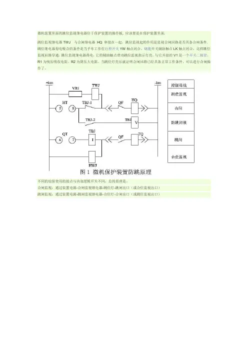 微机装置里面的跳位监视
