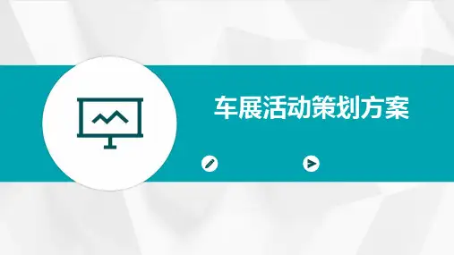 车展活动策划方案PPT