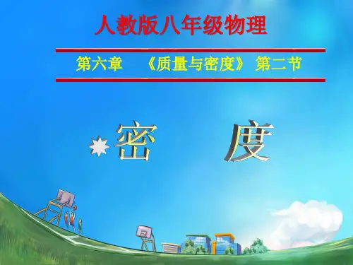 第二节 密度 说课稿