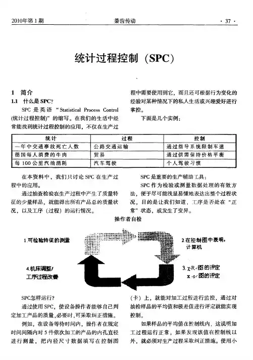 统计过程控制(SPC)