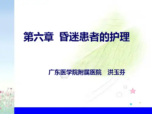 6.第六章 昏迷护理
