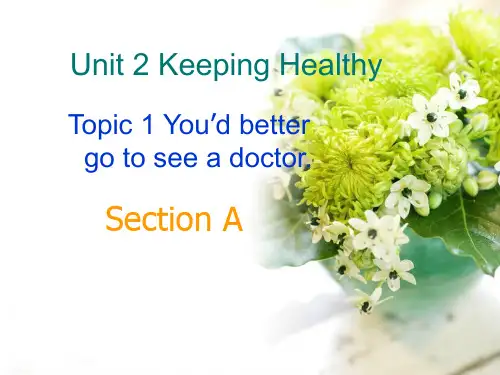 仁爱版八年级上册U2T1SA课件
