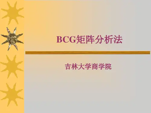 BCG矩阵分析法