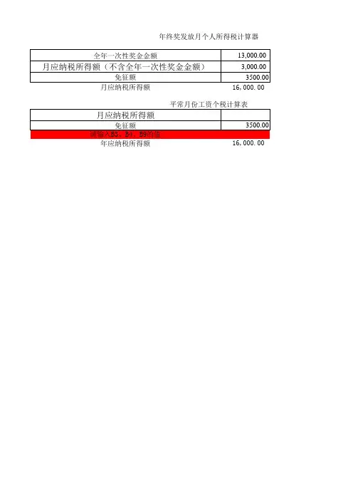 个税节税筹划(修订版)