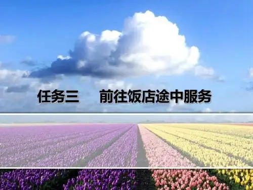 地陪情景一任务三3