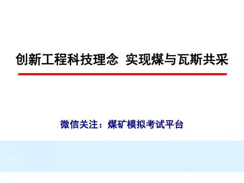实现煤与瓦斯共采