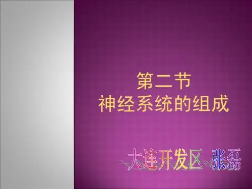 新课标人教版生物七年级下  第六章 第二节 神经系统的组成