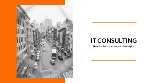 【精品PPT模板】IT Consulting 
