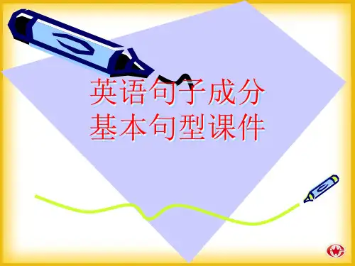 中考英语初中英语基础语法-句子成分基本句型课件