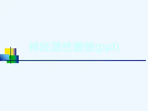 神经源性膀胱(ppt)