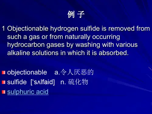 长句翻译举例