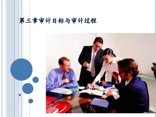 第三章+审计目标与审计过程总结