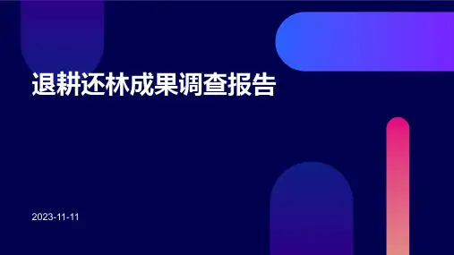 退耕还林成果调查报告