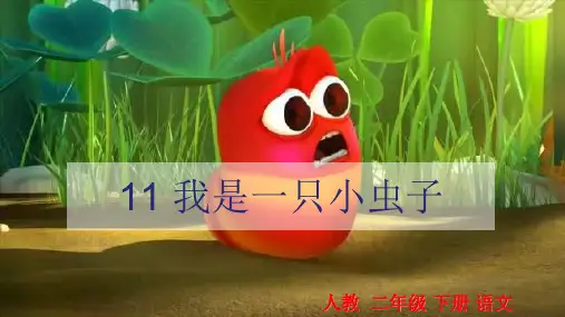 《我是一只小虫子》课件1