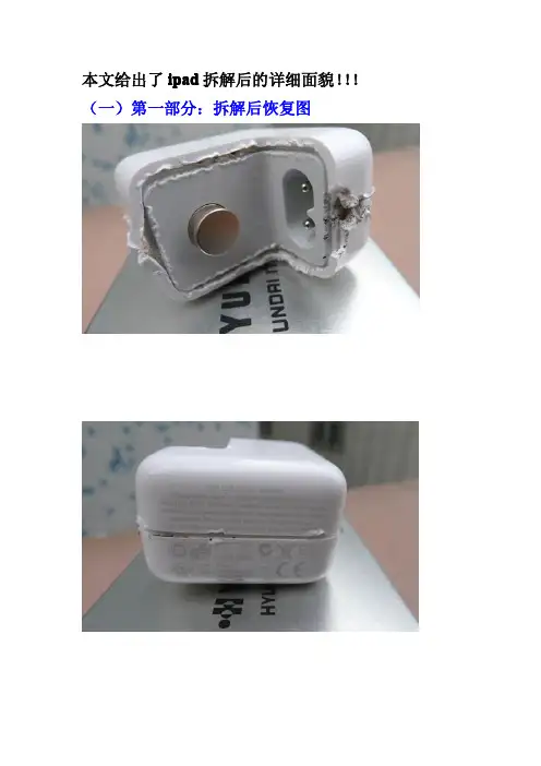 iPad充电器拆解全面貌