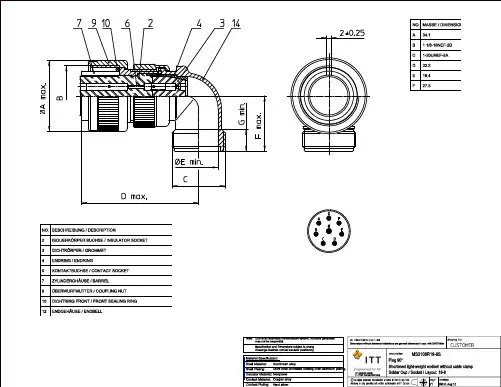 MS3108R18-8S;中文规格书,Datasheet资料