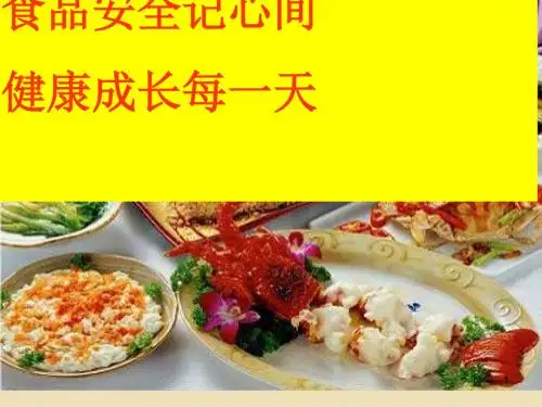 关于食品安全的PPT