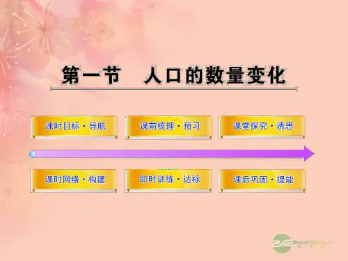 1112版高中地理课时讲练通配套课件 1.1 人口的数量变化 新人教版必修2