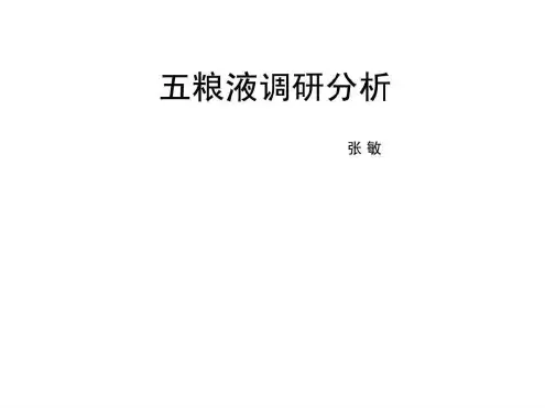 中国白酒五粮液包装设计市场调研分析 图文