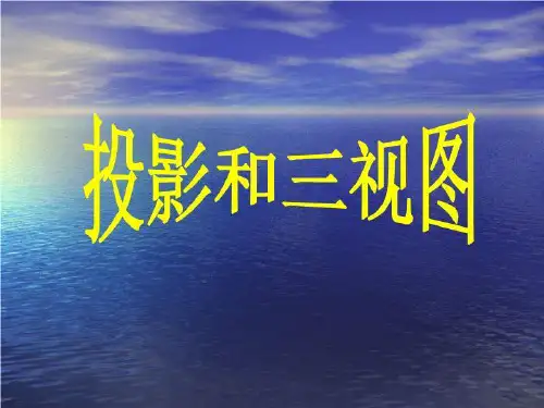 由于光的照射,在不明物体后面的屏幕上可以留下这个物
