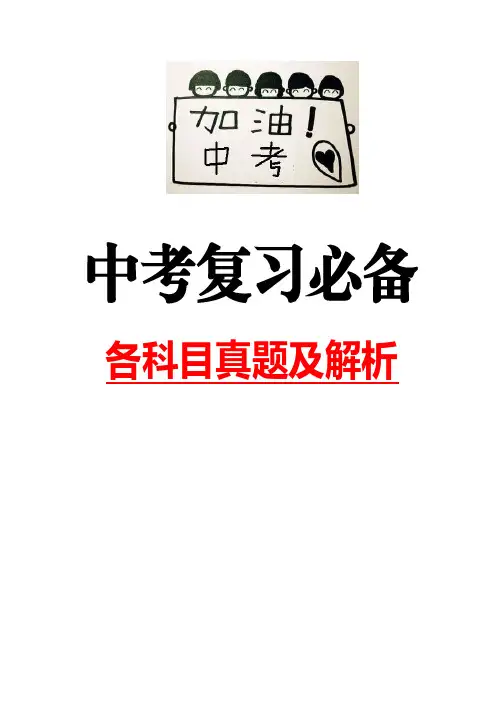 中考复习【语文】2017年湖南省岳阳市中考真题(解析版)