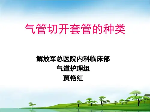 气管切开套管的种类