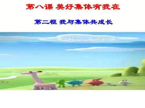 8.2 我与集体共成长 课件 (_图文.ppt