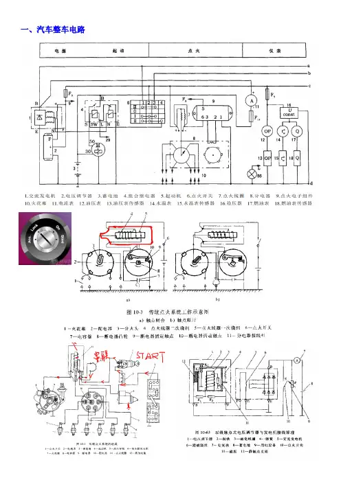 汽车整车电路基本原理及模块结构笔记