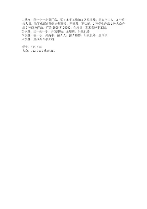 创业之星打法